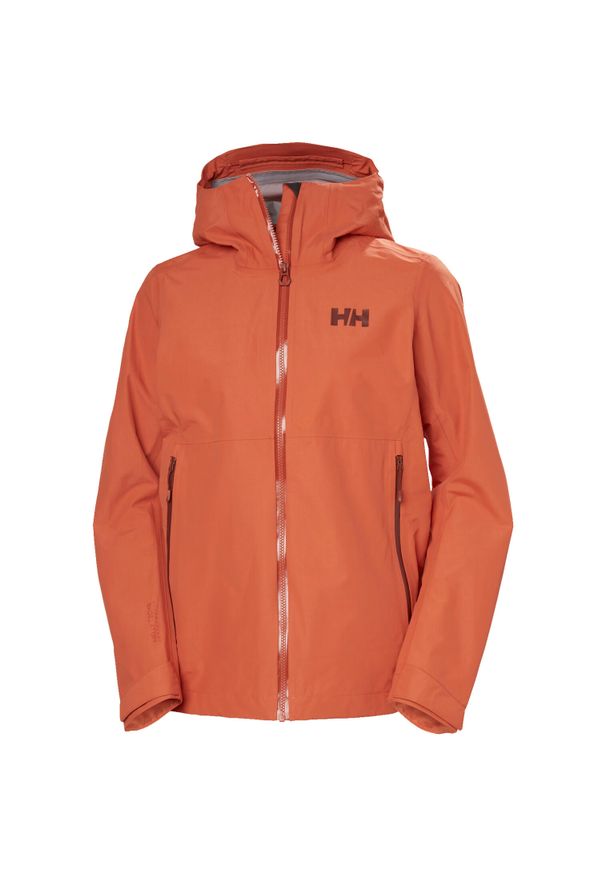 Damska kurtka wodoodporna Helly Hansen Blaze 3L Shell. Kolor: czerwony, pomarańczowy, wielokolorowy