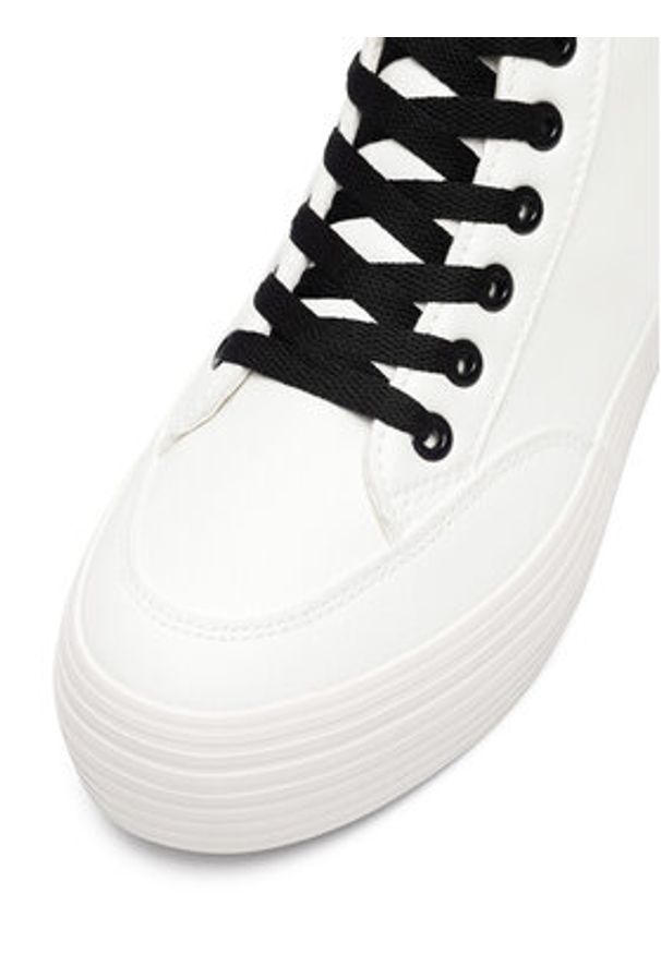 Jenny Fairy Sneakersy WFA3010-1 Biały. Kolor: biały. Materiał: skóra