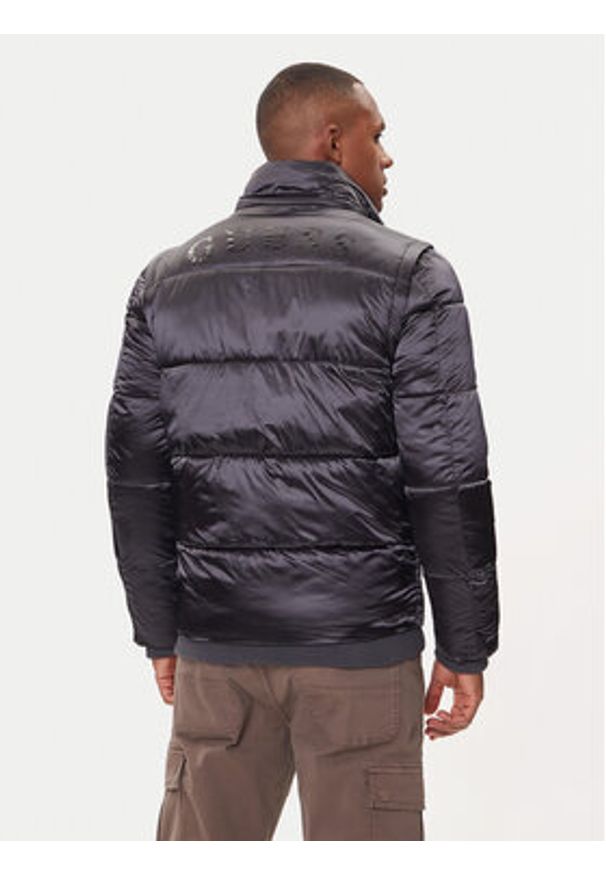 Guess Kurtka zimowa M5BL2L WGZF2 Szary Regular Fit. Kolor: szary. Materiał: syntetyk. Sezon: zima