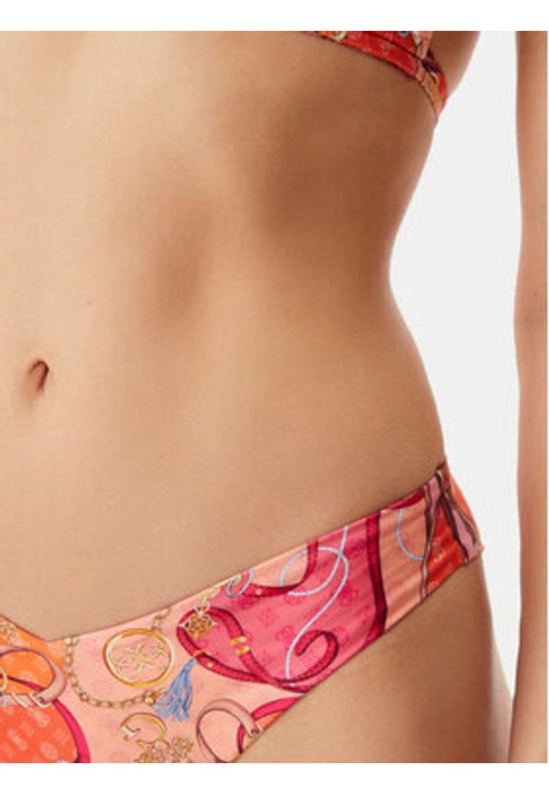 Guess Dół od bikini E5GO16 KCR12 Pomarańczowy. Kolor: pomarańczowy. Materiał: syntetyk