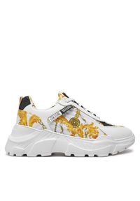 Versace Jeans Couture Sneakersy 77YA3SC7 ZS879 Biały. Kolor: biały. Materiał: materiał #1