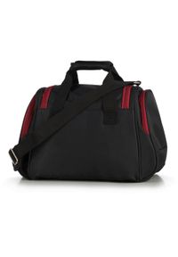 Wittchen - Mała miękka torba podróżna dwukolorowa. Kolor: wielokolorowy, czarny, czerwony. Materiał: poliester #3