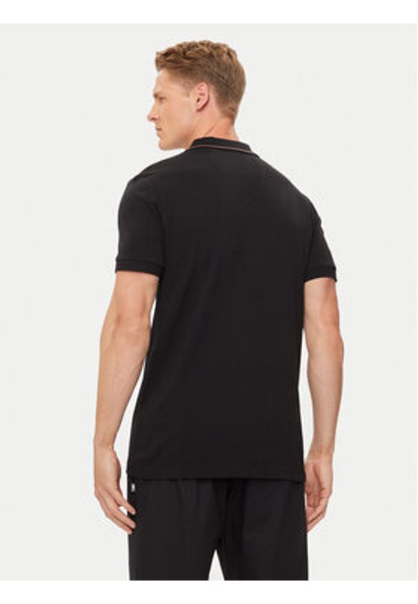 BOSS - Boss Polo Paule 4 50506195 Czarny Slim Fit. Typ kołnierza: polo. Kolor: czarny. Materiał: bawełna