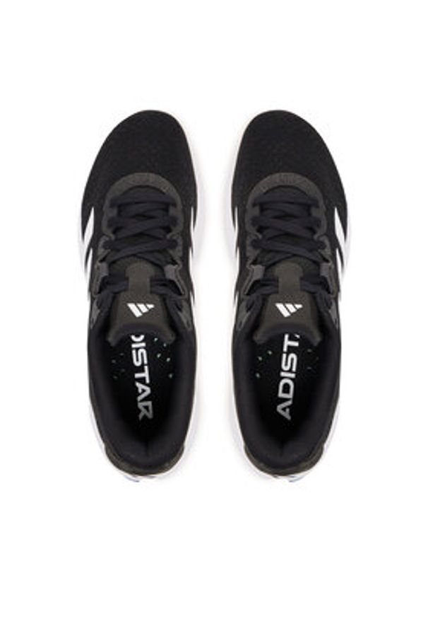 Adidas - adidas Buty do biegania adistar 4 JR0318 Czarny. Kolor: czarny. Materiał: materiał