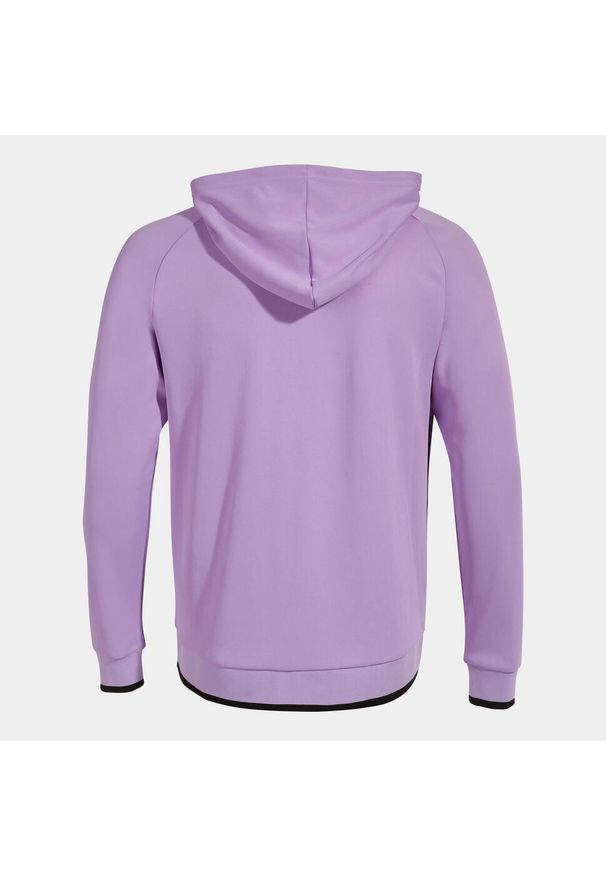 Bluza dresowa z kapturem Joma Tiger V. Typ kołnierza: kaptur. Kolor: fioletowy, wielokolorowy, czarny. Materiał: dresówka. Sport: fitness, piłka nożna