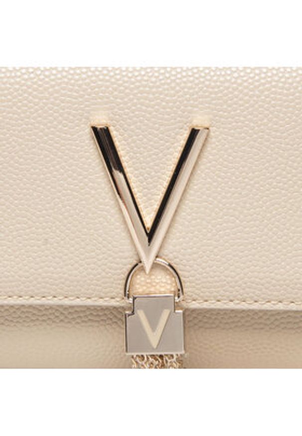 VALENTINO - Valentino Torebka Divina VBS1R403G Beżowy. Kolor: beżowy. Materiał: skórzane