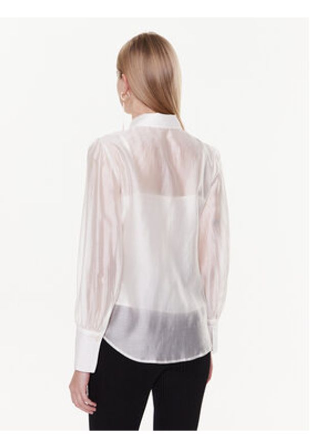 Guess Koszula W3RH59 WF5L0 Beżowy Regular Fit. Kolor: beżowy. Materiał: lyocell