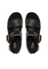 Clarks Sandały Orianna Sky 26181263 Czarny. Kolor: czarny. Materiał: skóra #4
