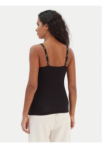 BOSS - Boss Top 50515379 Czarny Regular Fit. Kolor: czarny. Materiał: wiskoza #8