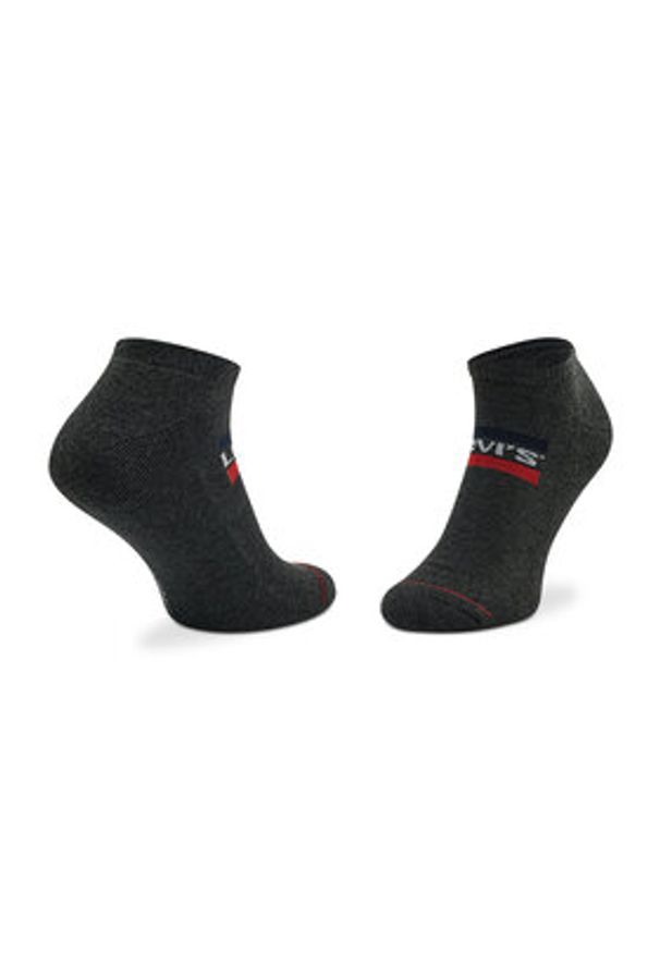 Levi's® Skarpety krótkie 701219507 Czarny. Kolor: czarny. Materiał: materiał