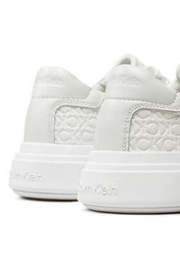 Calvin Klein Sneakersy Low Top Lace Up Lth Mono HM0HM01498 Biały. Kolor: biały #4