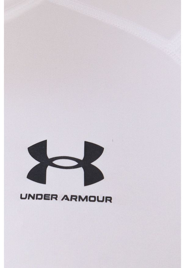 Under Armour - Longsleeve. Okazja: na co dzień. Kolor: biały. Długość rękawa: długi rękaw. Styl: casual
