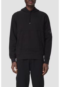 C.P. Company - C.P. COMPANY Czarna męska bluza Sweat Hooded. Kolor: czarny