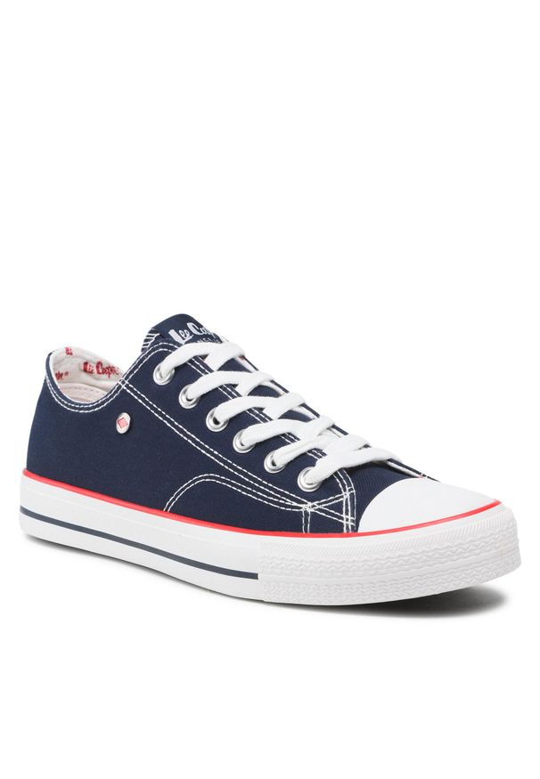 Trampki Lee Cooper LCW-22-31-0876M Navy. Kolor: niebieski. Materiał: materiał