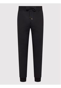 Versace Jeans Couture Spodnie dresowe Vemblem Embro 72GAAT04 Czarny Regular Fit. Kolor: czarny. Materiał: bawełna, dresówka #3