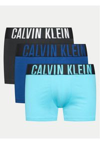 Calvin Klein Underwear Komplet 3 par bokserek 000NB3608A Niebieski. Kolor: niebieski. Materiał: bawełna