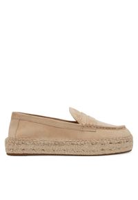 Lauren Ralph Lauren - LAUREN RALPH LAUREN Espadryle Luize 802953958007 Beżowy. Kolor: beżowy. Materiał: skóra, zamsz