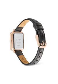 Daniel Wellington Zegarek Quadro Sterling Roman Numerals DW00100862 Czarny. Kolor: czarny. Materiał: skóra #4