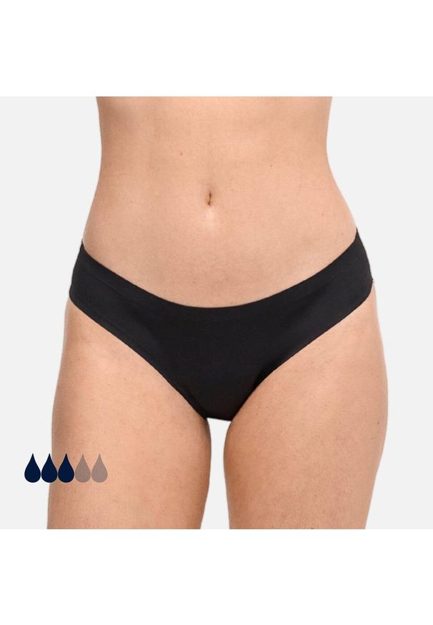 SORIO - Dół menstruacyjnego stroju kąpielowego damski Nina. Kolor: czarny