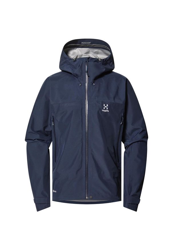 Haglöfs - Kurtka przeciwdeszczowa męska ROC Flash GTX. Kolor: szary