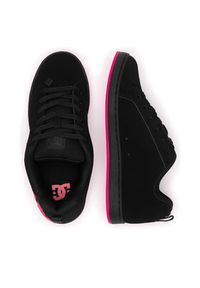 DC Shoes Sneakersy COURT GRAFFIK 300678-BHP Czarny. Kolor: czarny. Materiał: skóra #7