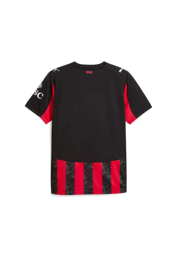 Puma - Koszulka domowa AC Milan 2025/26. Kolor: czerwony. Materiał: jersey. Sport: piłka nożna