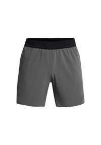 Szorty Under Armour Peak Woven. Kolor: czarny, szary, wielokolorowy. Sport: fitness #1