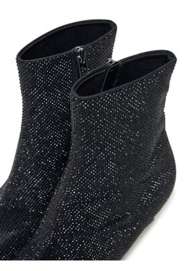 Steve Madden Botki Lulah-R SM11003281 Czarny. Kolor: czarny. Materiał: syntetyk