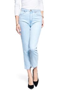 Wrangler - SPODNIE DAMSKIE WRANGLER RETRO STRAIGHT BALLAD BLUE W22AJHXA3. Styl: retro #6