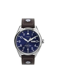 Timex Zegarek Timex X Pan TWG030100 Brązowy. Kolor: brązowy