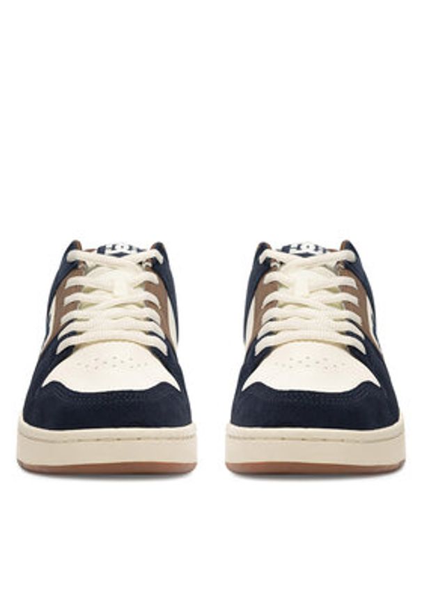 DC Sneakersy MANTECA 4 ADYS100765-TBN Granatowy. Kolor: niebieski. Materiał: skóra, zamsz