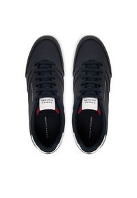 TOMMY HILFIGER - Tommy Hilfiger Sneakersy Lopro Lth FM0FM05827 Granatowy. Kolor: niebieski. Materiał: skóra #6