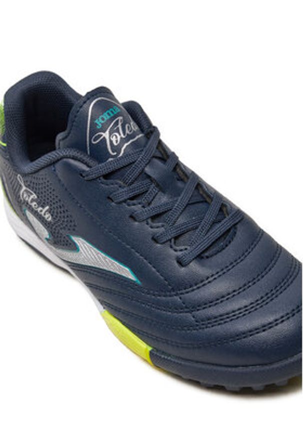 Joma Buty do piłki nożnej Toledo Jr Turf TOJS2403TF Granatowy. Kolor: niebieski. Materiał: skóra