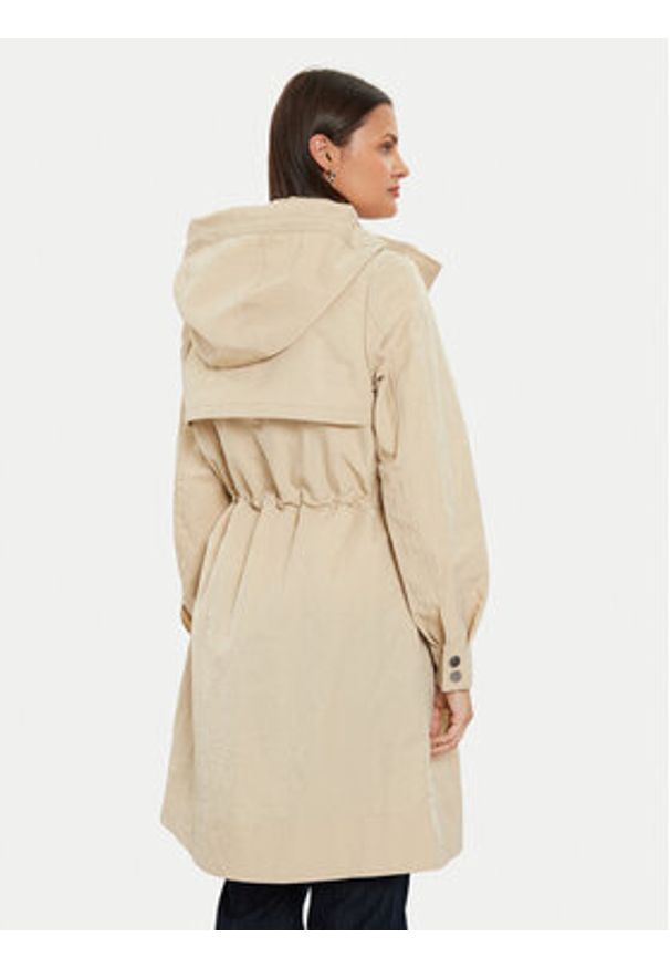 Guess Parka W4YL24 WGAW2 Beżowy Regular Fit. Kolor: beżowy. Materiał: syntetyk