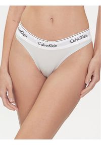 Calvin Klein Underwear Stringi 0000F3786E Niebieski. Kolor: niebieski. Materiał: bawełna