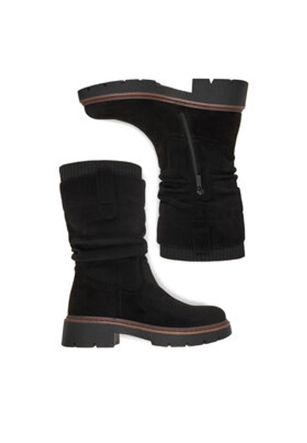 Clara Barson Botki CEO-WS6332-01 Czarny. Kolor: czarny. Materiał: materiał