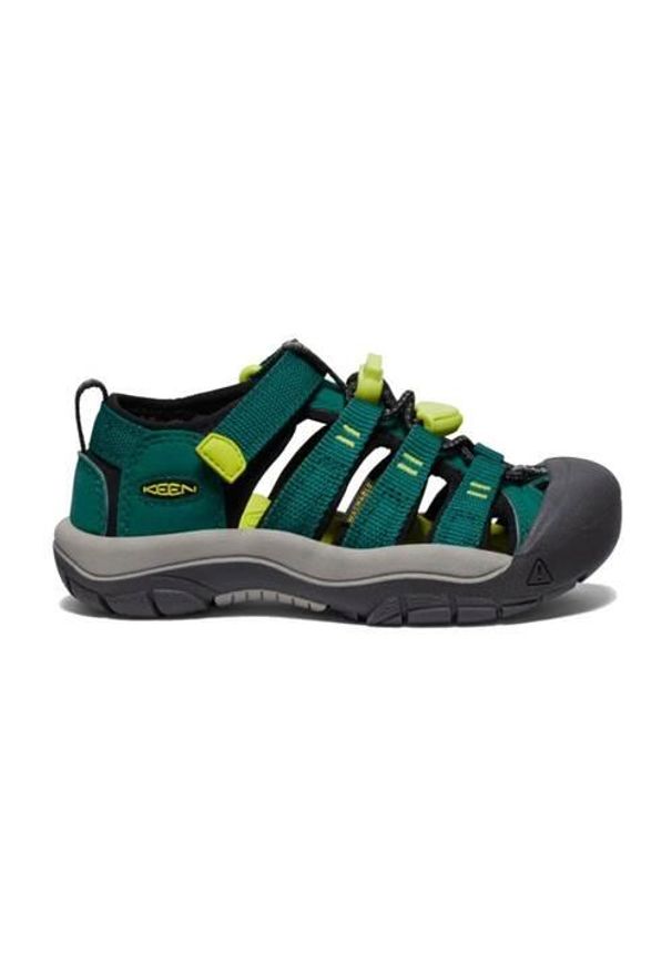 keen - Buty trekkingowe dla dzieci Keen Newport H2. Zapięcie: rzepy. Kolor: zielony. Materiał: materiał, syntetyk, tkanina, guma. Szerokość cholewki: normalna. Sport: turystyka piesza