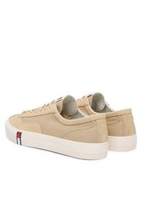 TOMMY HILFIGER - Tommy Hilfiger Tenisówki Archive Vulc Y2K EM0EM01760 Beżowy ciemny. Kolor: beżowy. Materiał: materiał #2