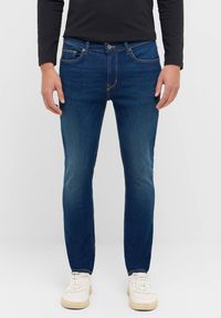 Męskie Spodnie Jeansowe Mustang Style Frisco Skinny Denim Blue 1016793 5000 803