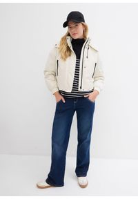 bonprix - Bluzka z długim rękawem i golfem. Typ kołnierza: golf. Kolor: czarny. Materiał: bawełna. Długość rękawa: długi rękaw. Długość: długie #2