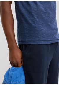 bonprix - T-shirt z czystej bawełny, slim fit. Kolor: biały. Materiał: bawełna #3