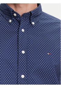 TOMMY HILFIGER - Tommy Hilfiger Koszula MW0MW39437 Granatowy Regular Fit. Kolor: niebieski. Materiał: bawełna #5