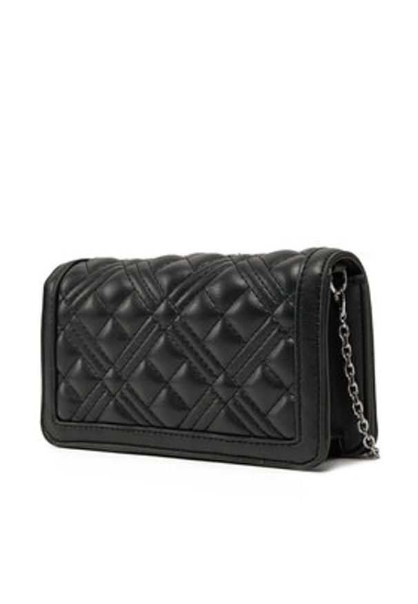 Love Moschino - LOVE MOSCHINO Torebka JC5681PP1MLA000B Czarny. Kolor: czarny. Materiał: skórzane