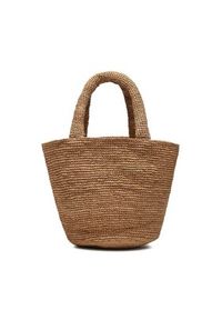 Manebi Torebka Summer Bag Medium V 2.2 AN Brązowy. Kolor: brązowy