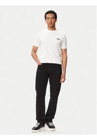 Karl Lagerfeld - KARL LAGERFELD T-Shirt 755781 563235 Biały Regular Fit. Typ kołnierza: dekolt w karo. Kolor: biały. Materiał: bawełna #4