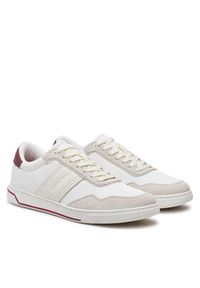 Calvin Klein Sneakersy Low Top Lace Up Mix HM0HM01548 Biały. Kolor: biały. Materiał: materiał