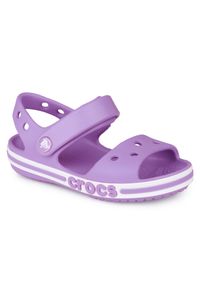 Sandały dziecięce do chodzenia Crocs BAYABAND. Kolor: biały, wielokolorowy, fioletowy