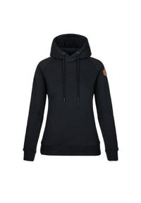Bluza bawełna damska Kilpi Sohey. Kolor: czarny. Materiał: bawełna #1