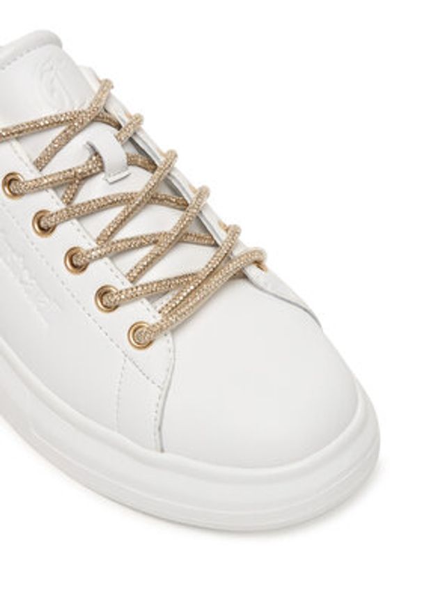Just Cavalli Sneakersy 80RA3SB1 ZPC03 Biały. Kolor: biały. Materiał: skóra