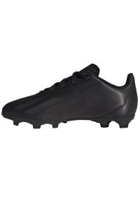 Adidas - Buty adidas X Crazyfast.4 FxG Jr IE1590 czarne. Kolor: czarny. Materiał: materiał, syntetyk. Szerokość cholewki: normalna